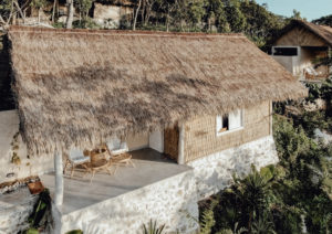 Our rustic Resort is all built from eco friendly local materials.